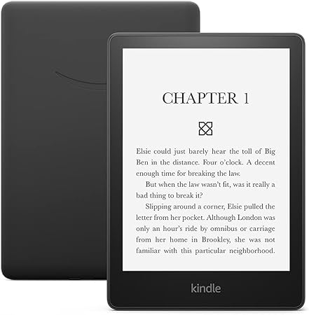 Amazon Kindle Paperwhite (8 GB) – Now with a larger display, adjustable warm light, increased battery life, and faster page turns – Black